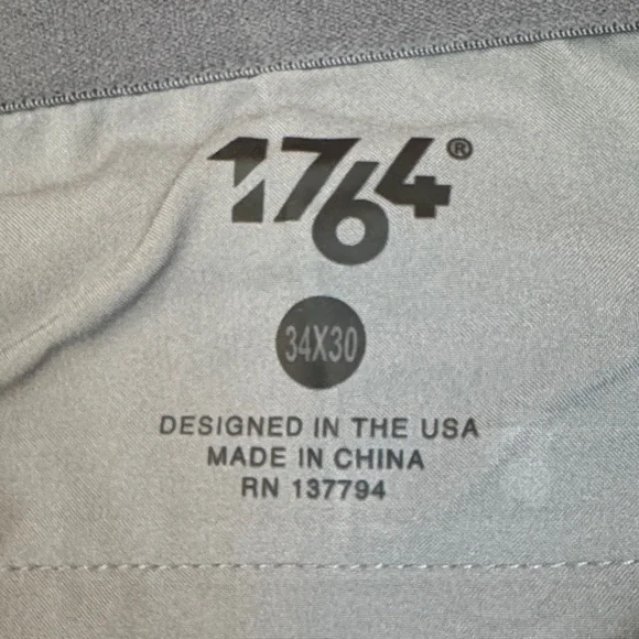 Classic Charcoal Golf Pants for Men - Picture 4 of 5